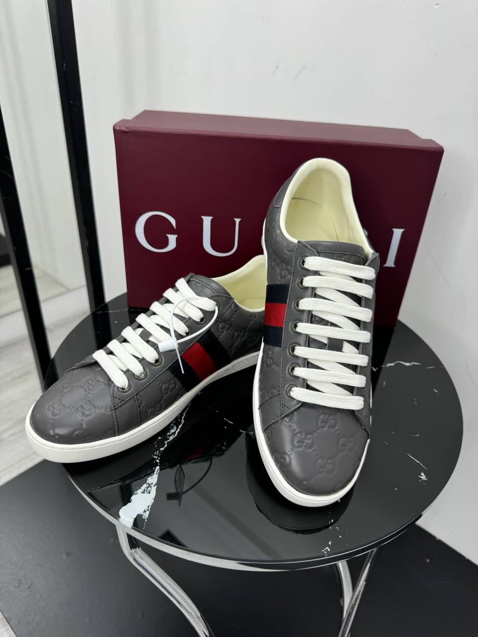 МУЖСКИЕ КЕДЫ GUCCI детальное фото