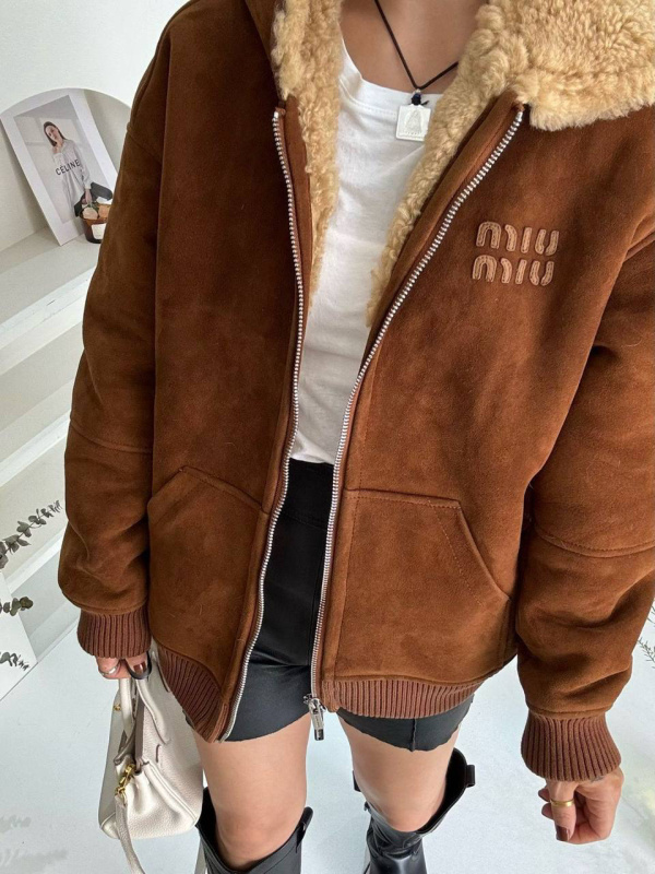 БОМБЕР МЕХОВОЙ MIU MIU фото