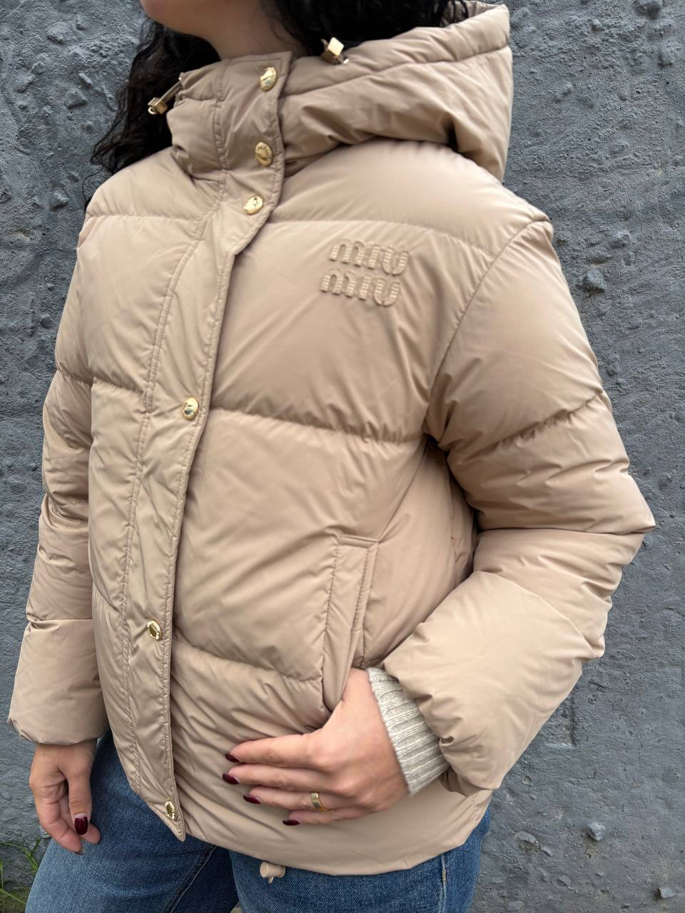 ПУХОВИК MIU MIU детальное фото