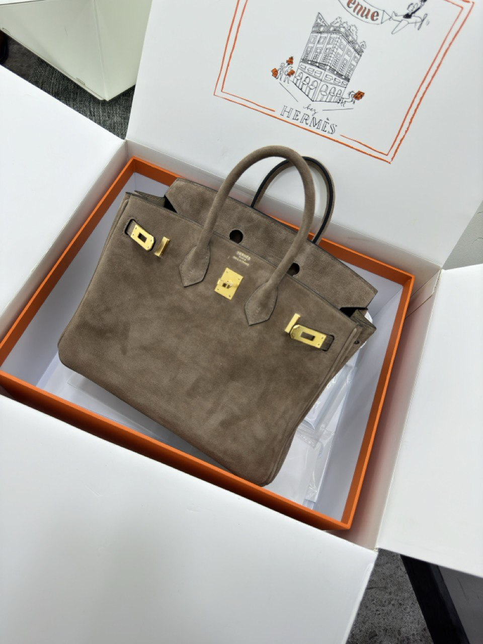 СУМКА HERMES BIRKIN 25 детальное фото