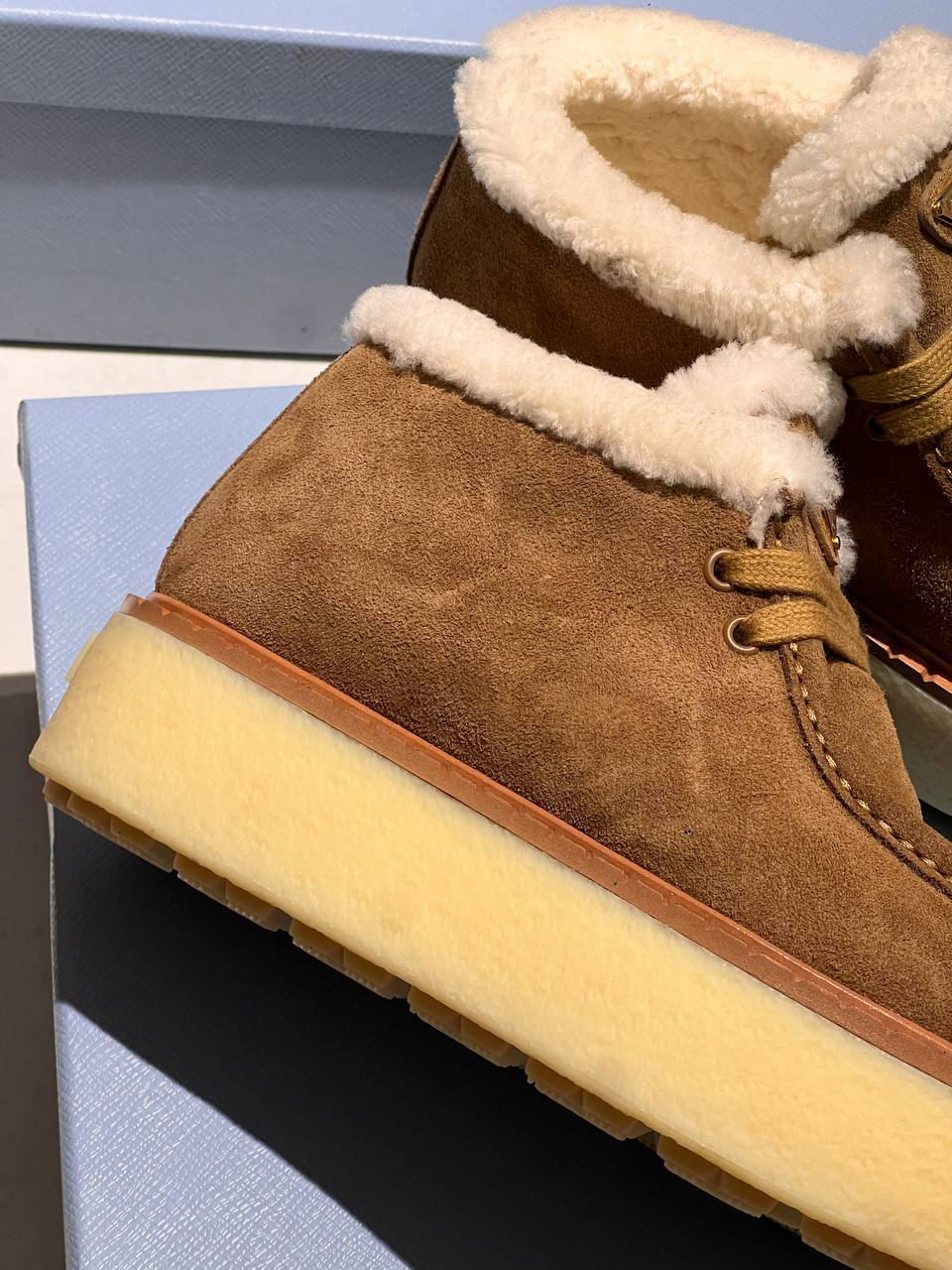 БОТИНКИ PRADA детальное фото