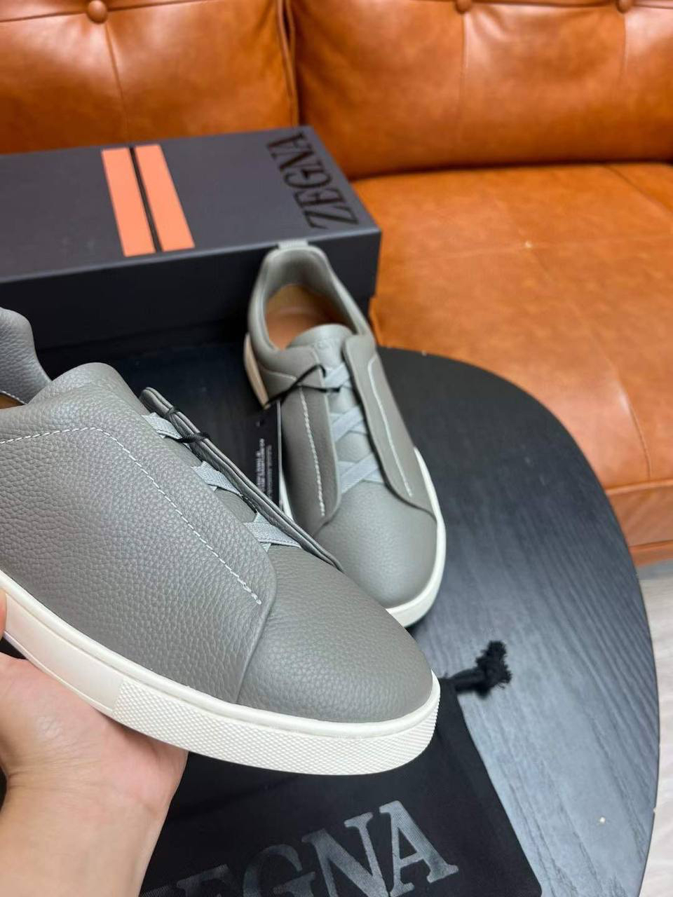 МУЖСКИЕ КЕДЫ ZEGNA детальное фото