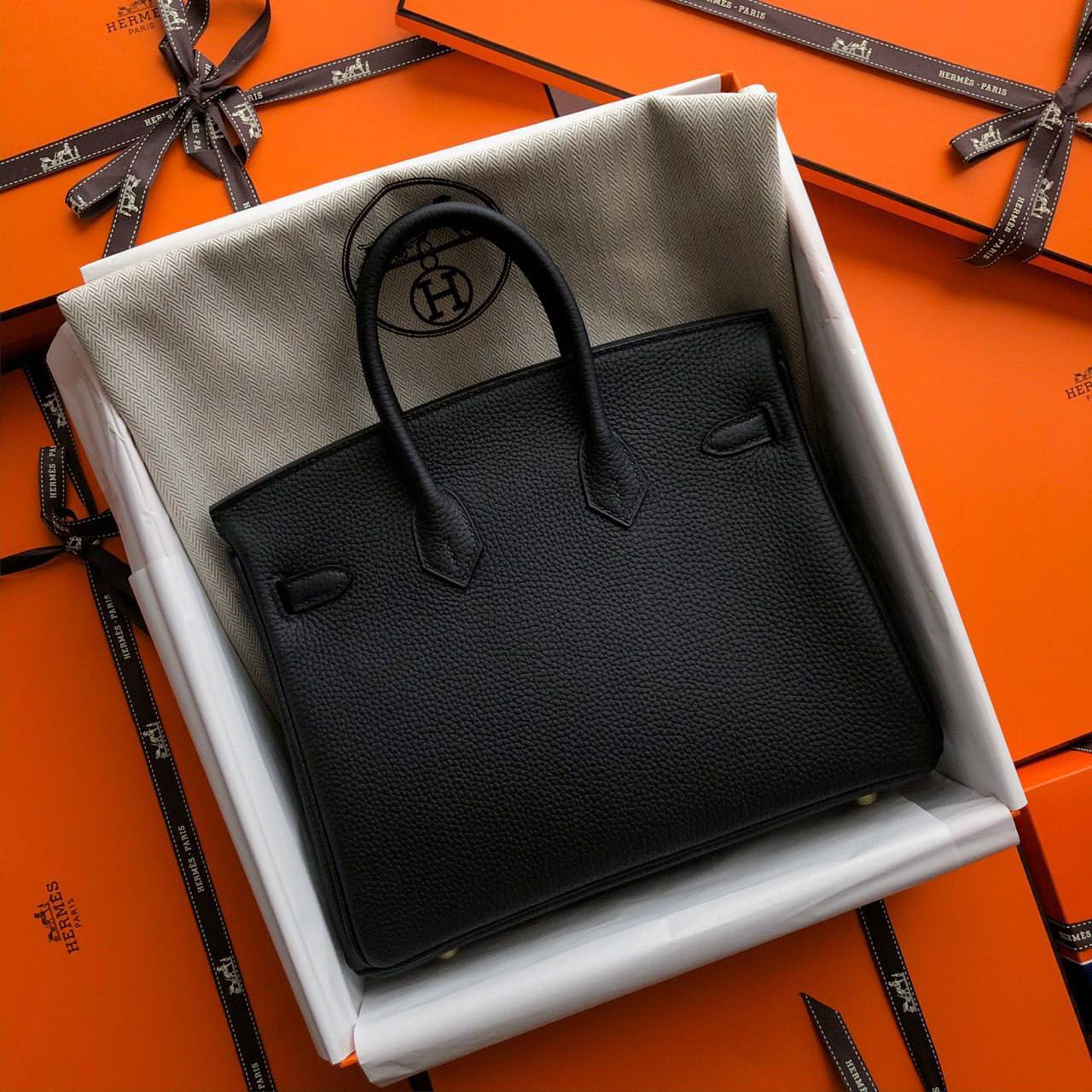 СУМКА HERMES BIRKIN 25 ручная работа детальное фото