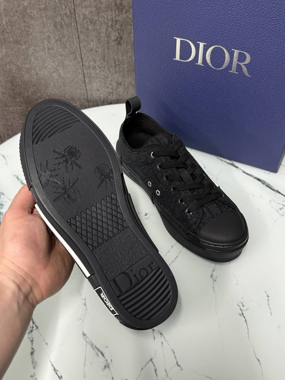 МУЖСКИЕ КЕДЫ CHRISTIAN DIOR детальное фото