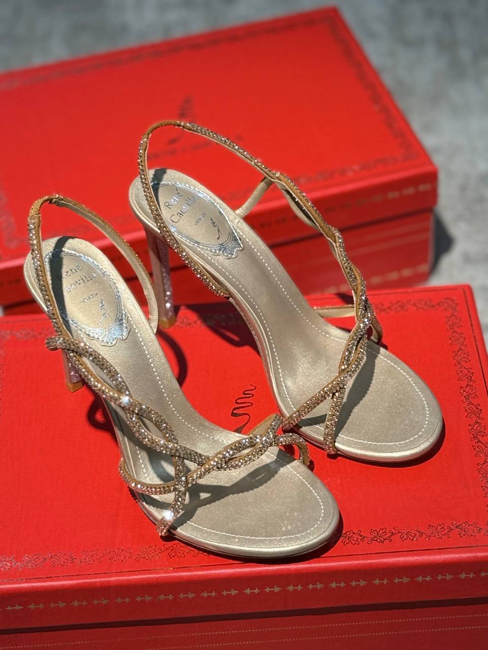 БОСОНОЖКИ RENE CAOVILLA детальное фото