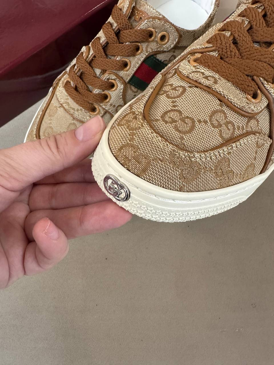 КЕДЫ GUCCI детальное фото