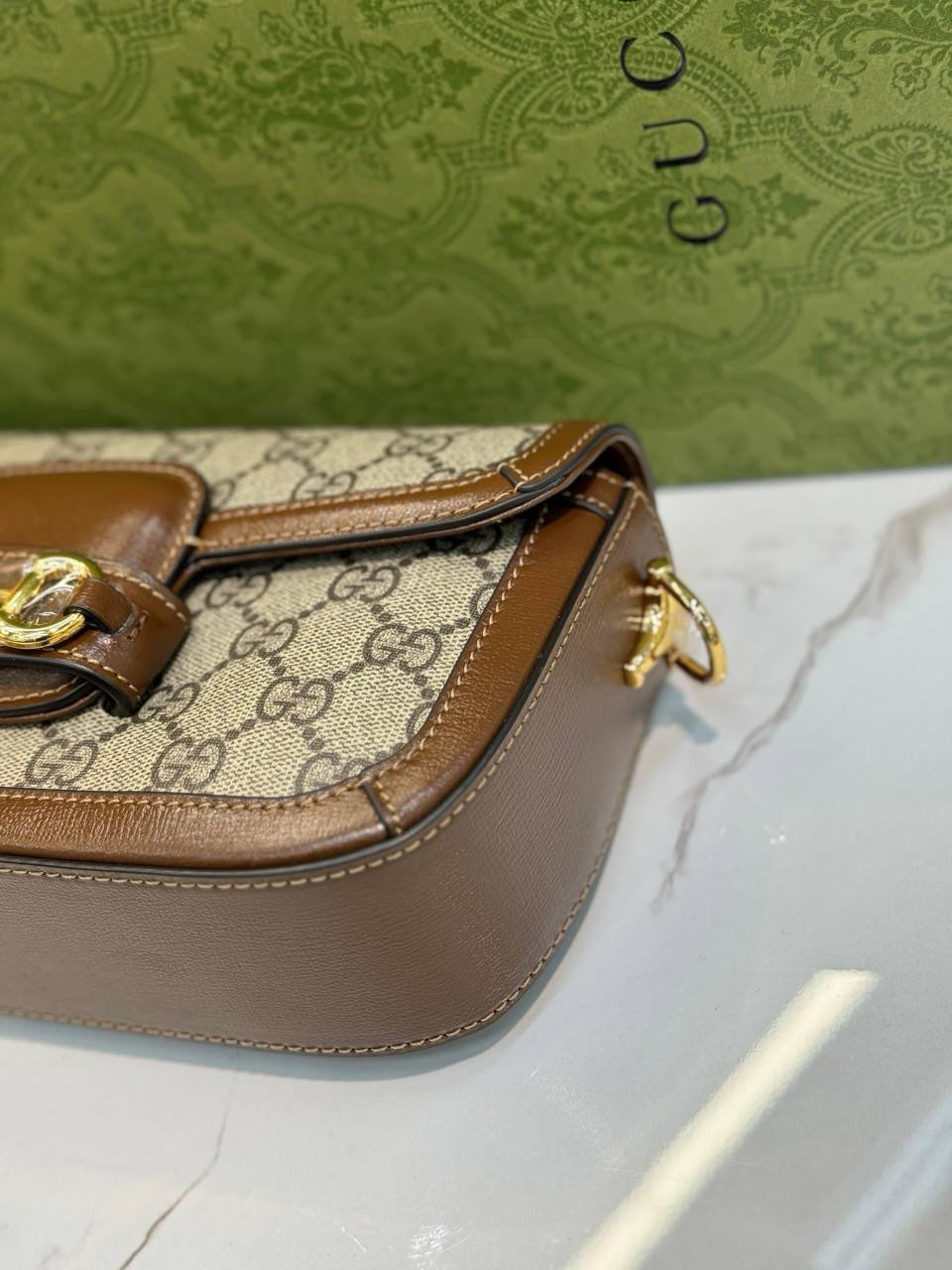 СУМКА GUCCI HORSEBIT 1955 детальное фото