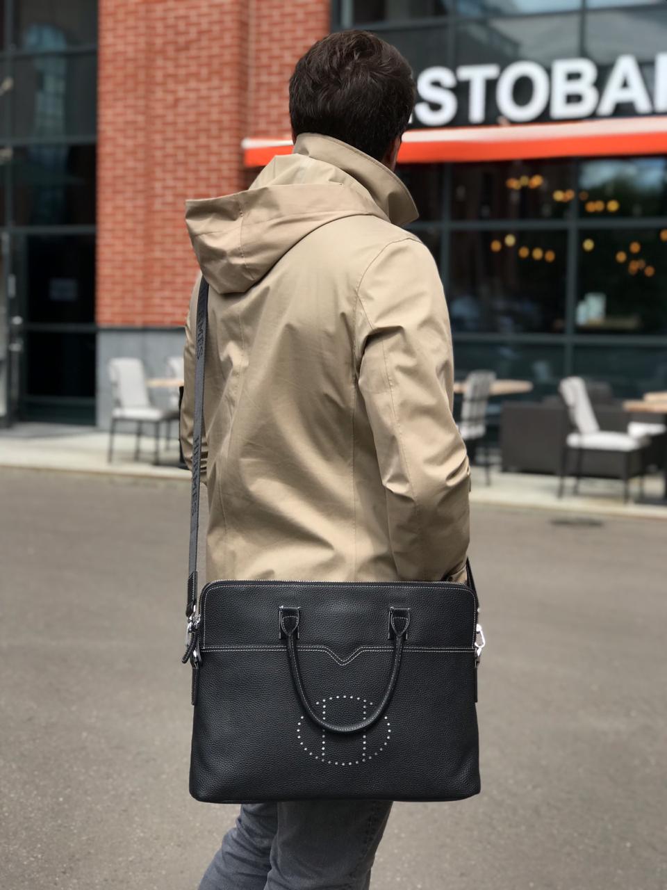 МУЖСКОЙ ПОРТФЕЛЬ HERMES детальное фото