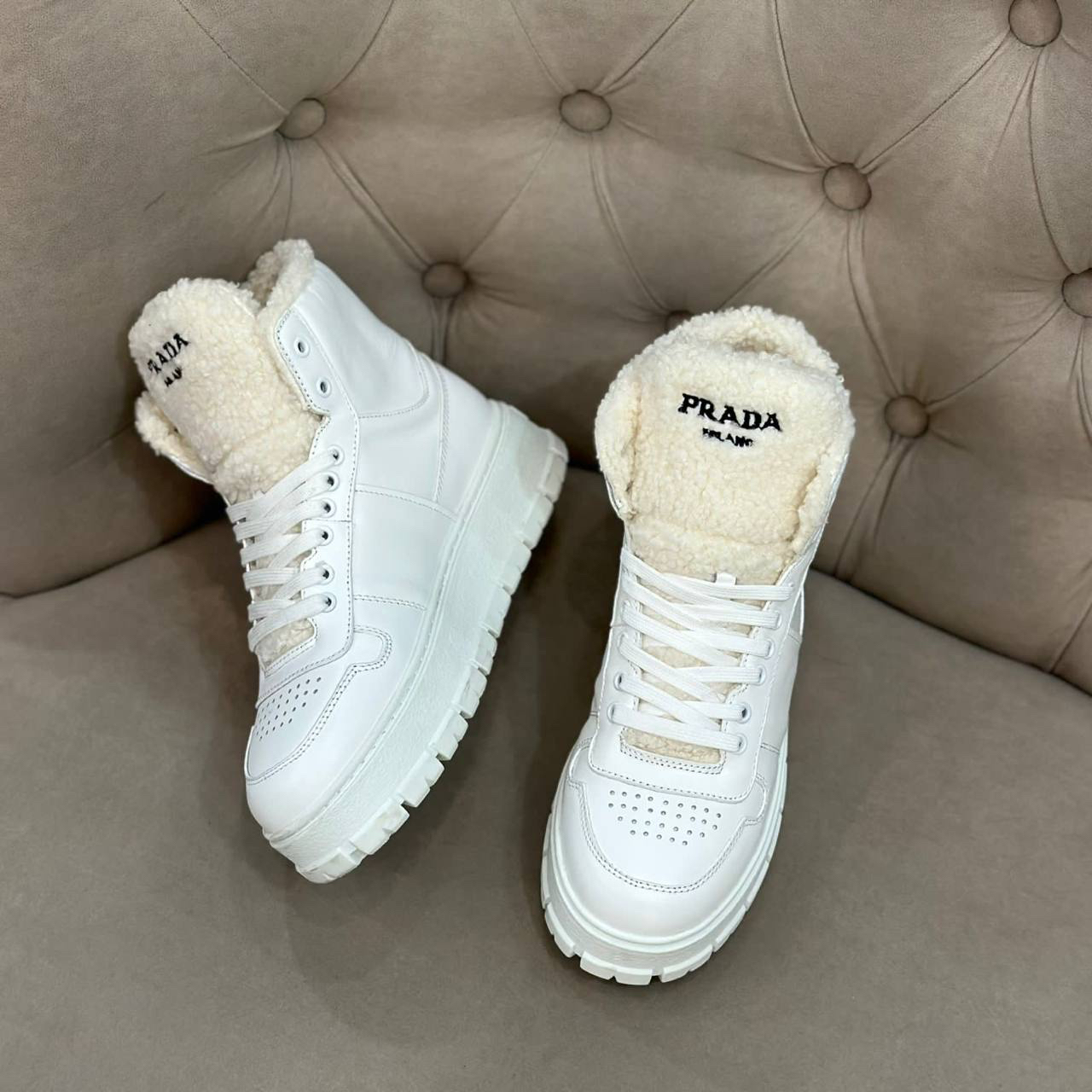 БОТИНКИ PRADA детальное фото