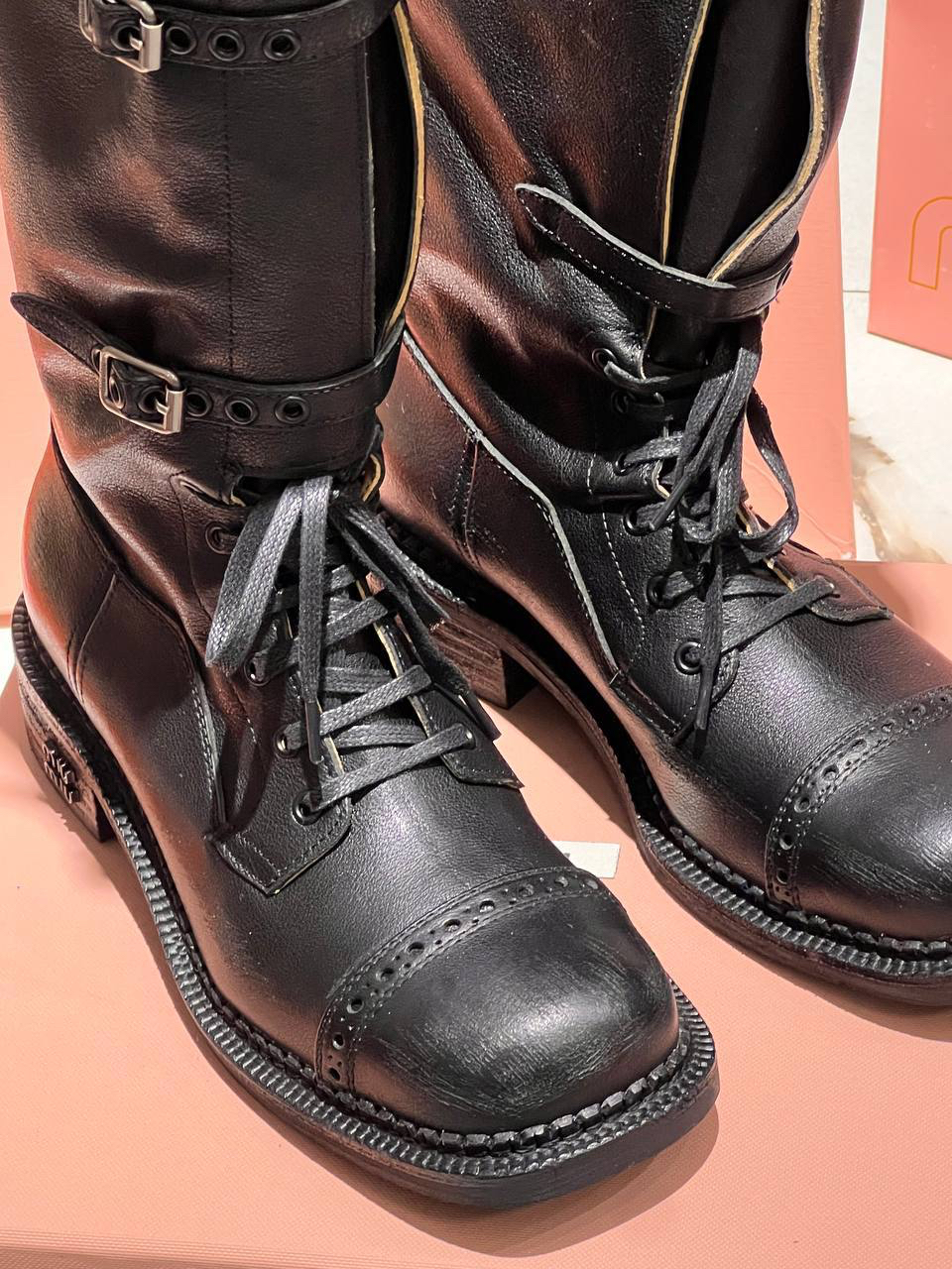 САПОГИ MIU MIU детальное фото