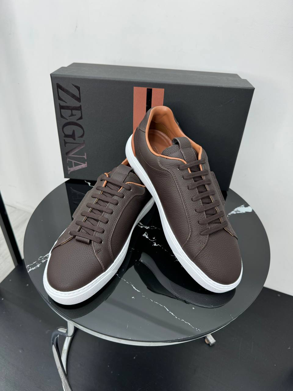 МУЖСКИЕ КЕДЫ ZEGNA детальное фото