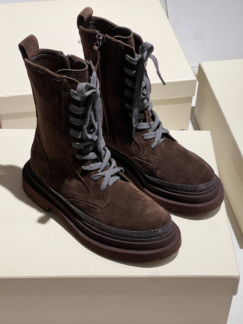 БОТИНКИ BRUNELLO CUCINELLI детальное фото