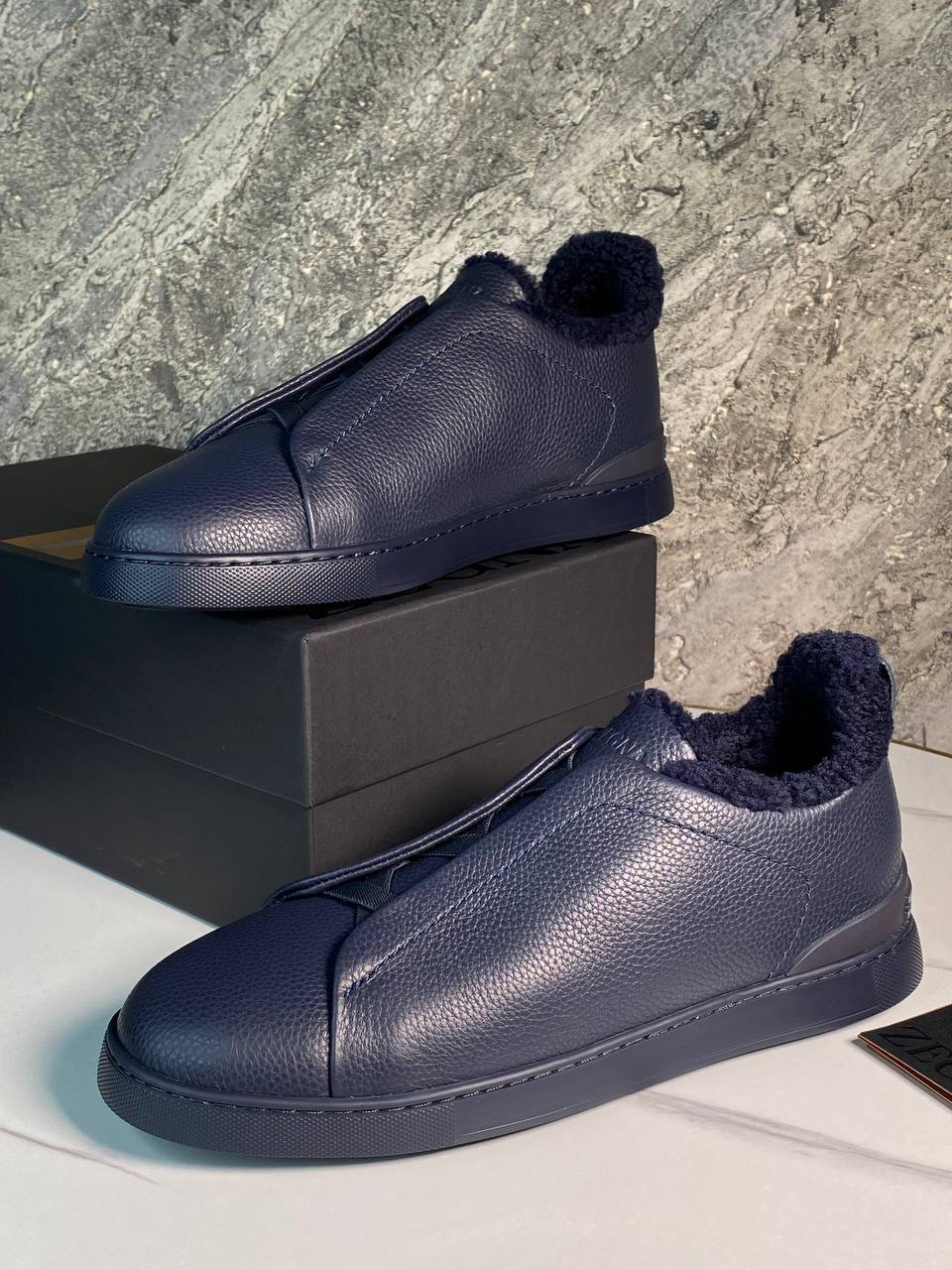 МУЖСКИЕ КЕДЫ ZEGNA детальное фото