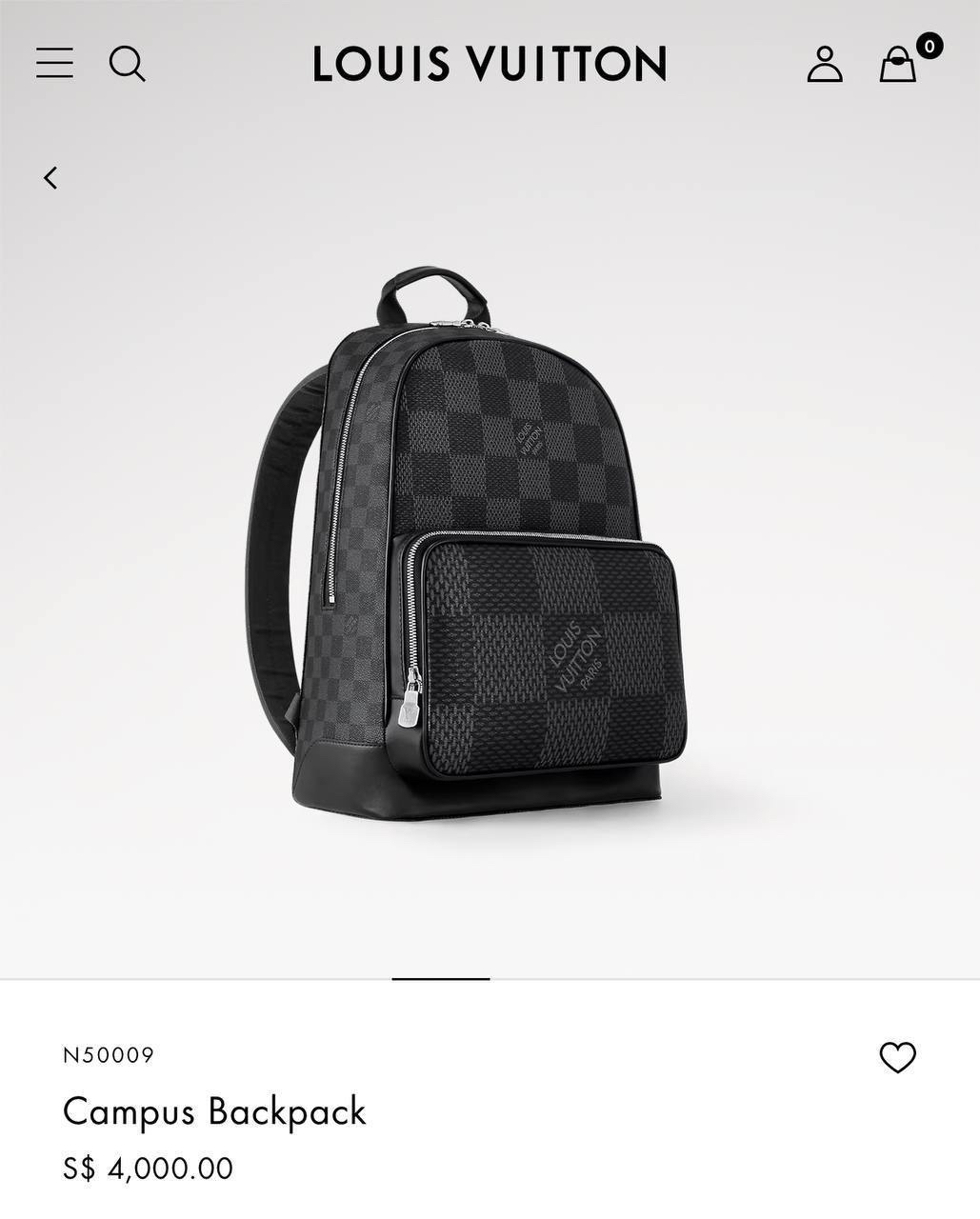 МУЖСКОЙ РЮКЗАК LOUIS VUITTON детальное фото