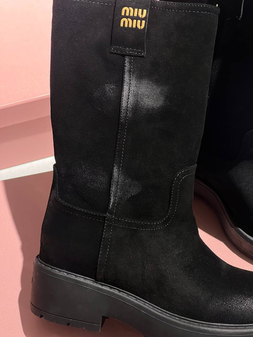 САПОГИ MIU MIU детальное фото