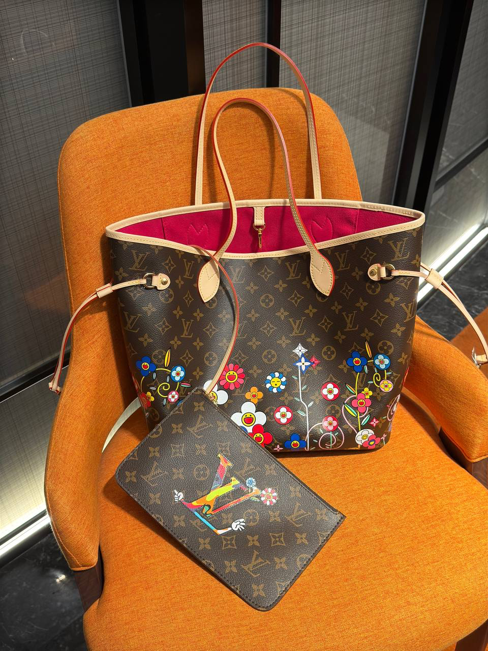 СУМКА LOUIS VUITTON NEVERFULL детальное фото