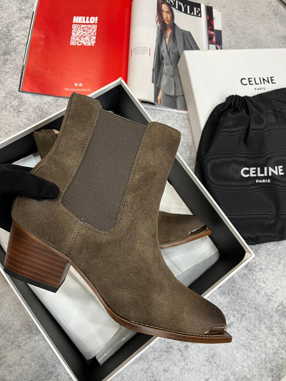 БОТИЛЬОНЫ CELINE детальное фото