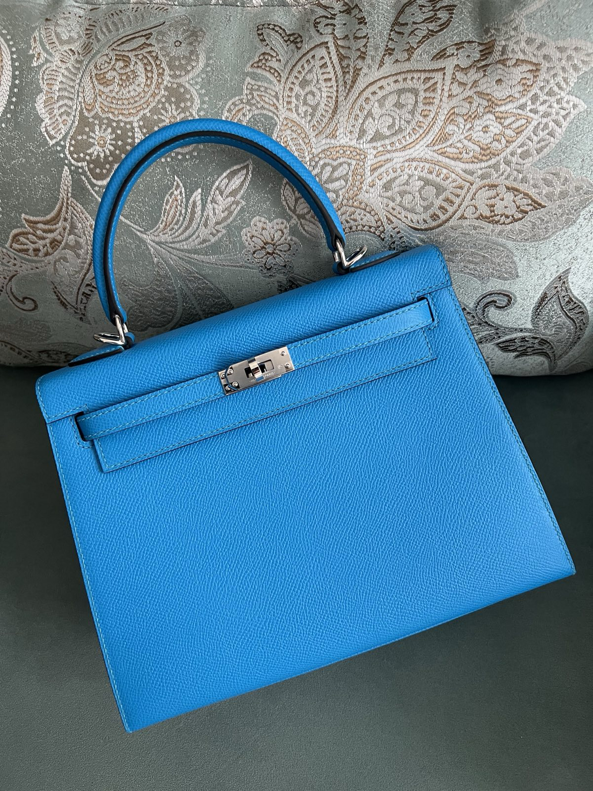 СУМКА HERMES KELLY 25 ручная работа детальное фото