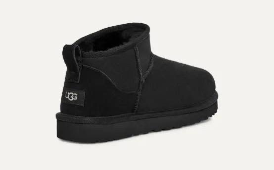 МУЖСКИЕ УГГИ UGG MENS CLASSIC ULTRA MINI BLACK детальное фото