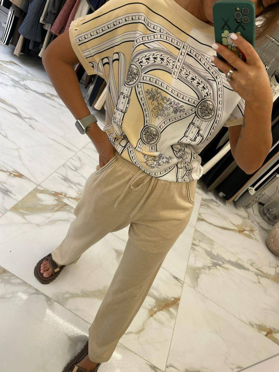 БРЮКИ HERMES детальное фото