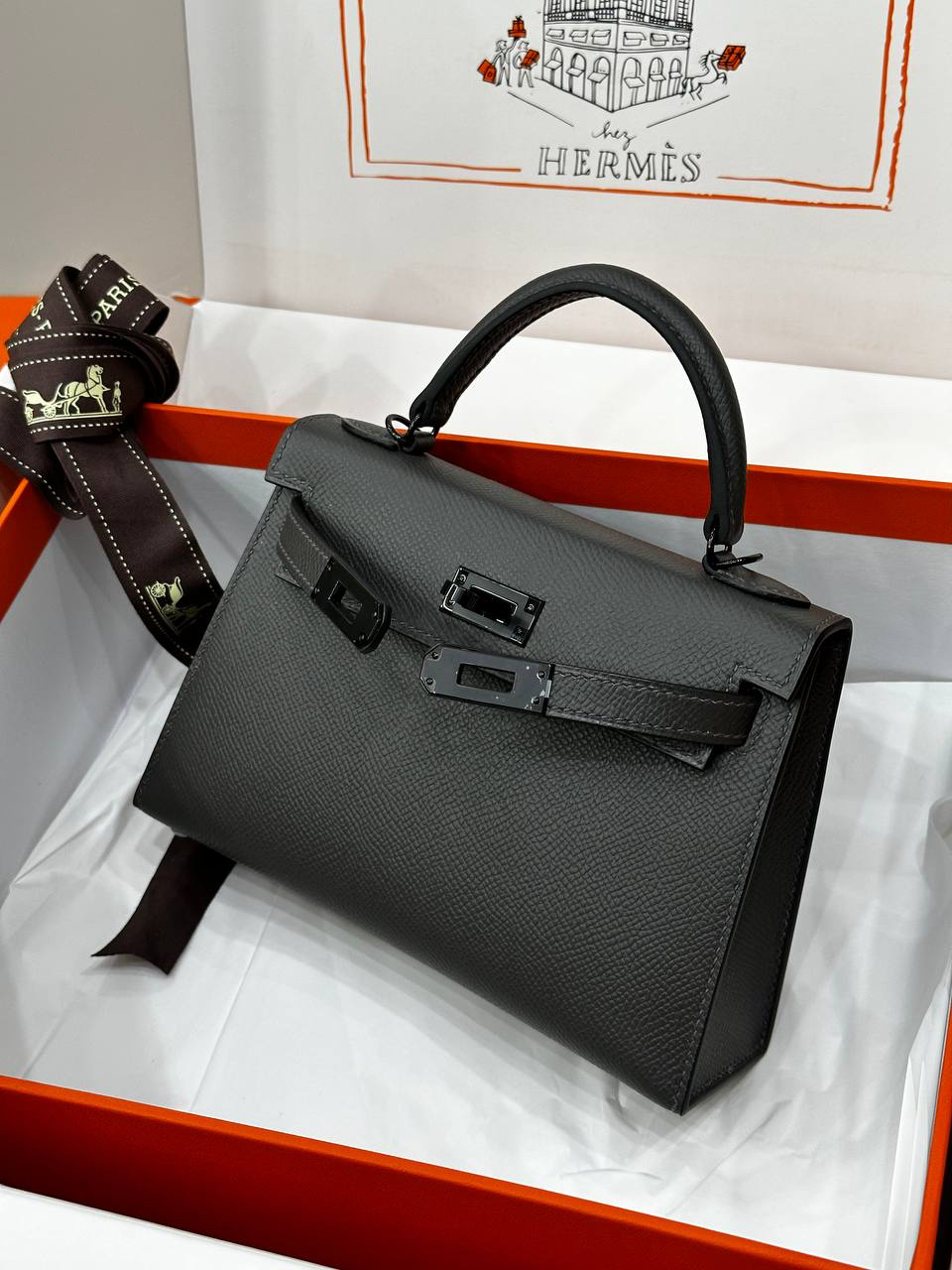 СУМКА HERMES KELLY MINI 20 детальное фото