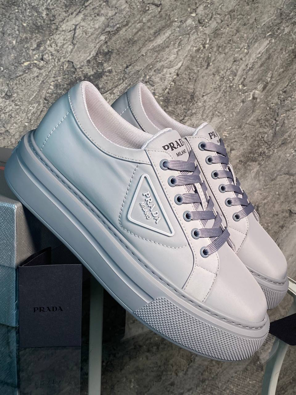 МУЖСКИЕ КЕДЫ PRADA детальное фото