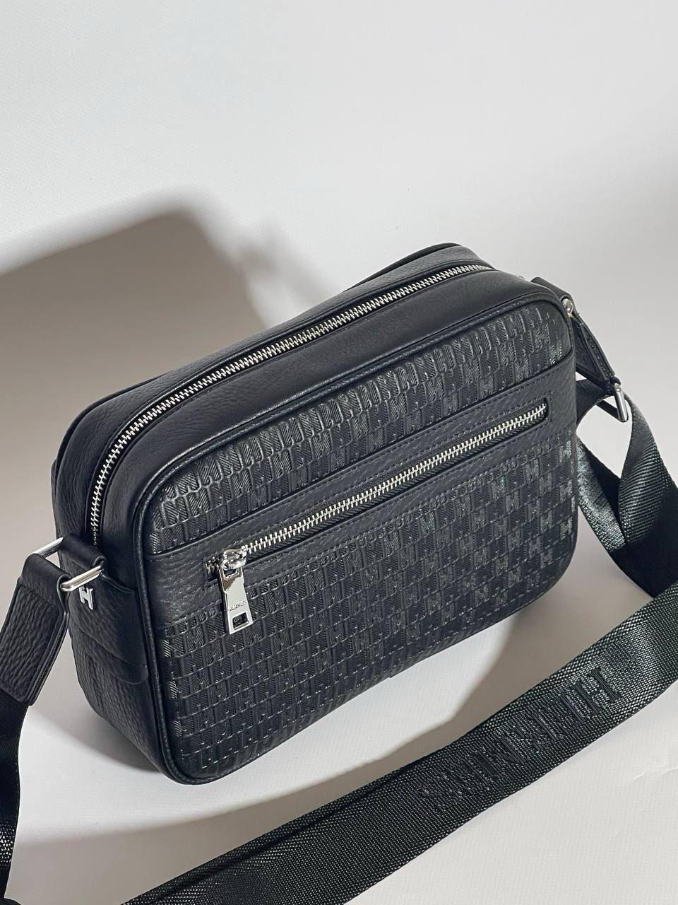 МУЖСКАЯ СУМКА МЕССЕНДЖЕР HERMES детальное фото