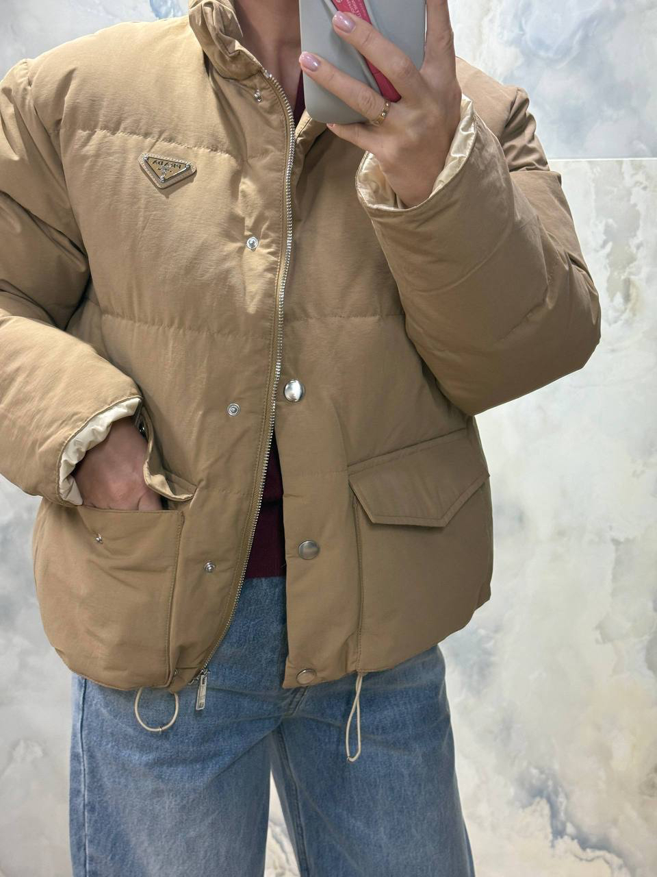 ПУХОВИК PRADA детальное фото