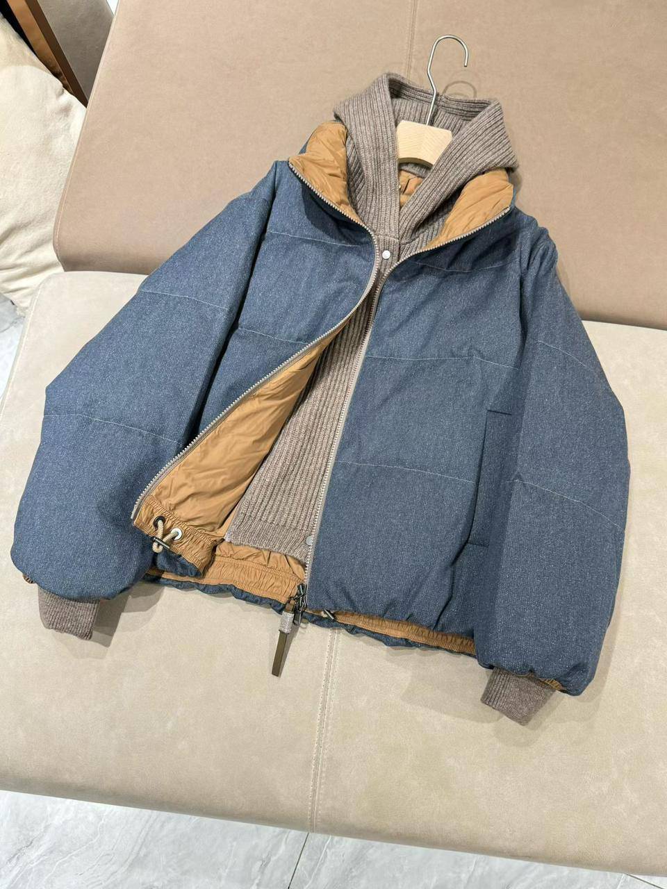 ПУХОВИК BRUNELLO CUCINELLI детальное фото