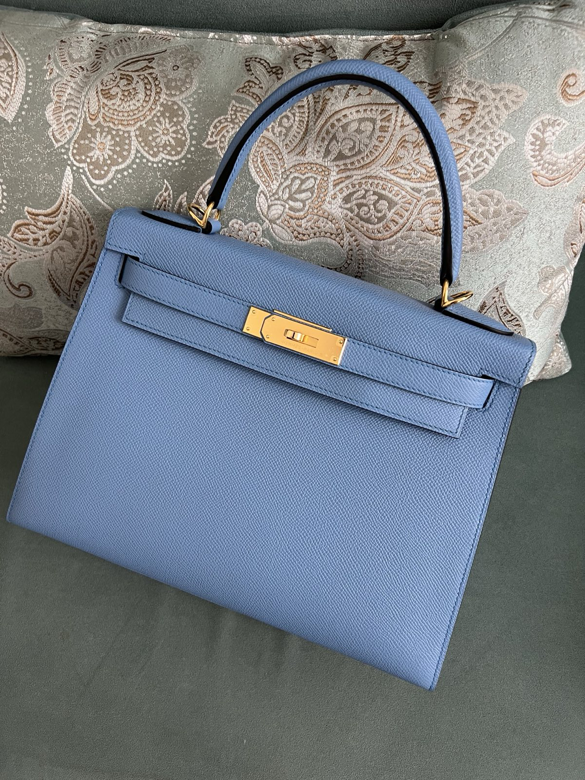 СУМКА HERMES KELLY 28 ручная работа детальное фото