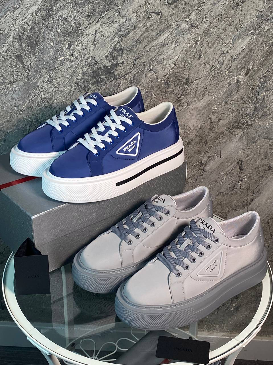 МУЖСКИЕ КЕДЫ PRADA детальное фото