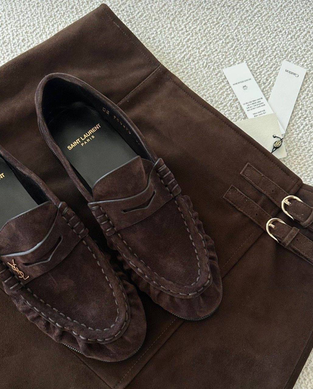 ЛОФЕРЫ SAINT LAURENT детальное фото