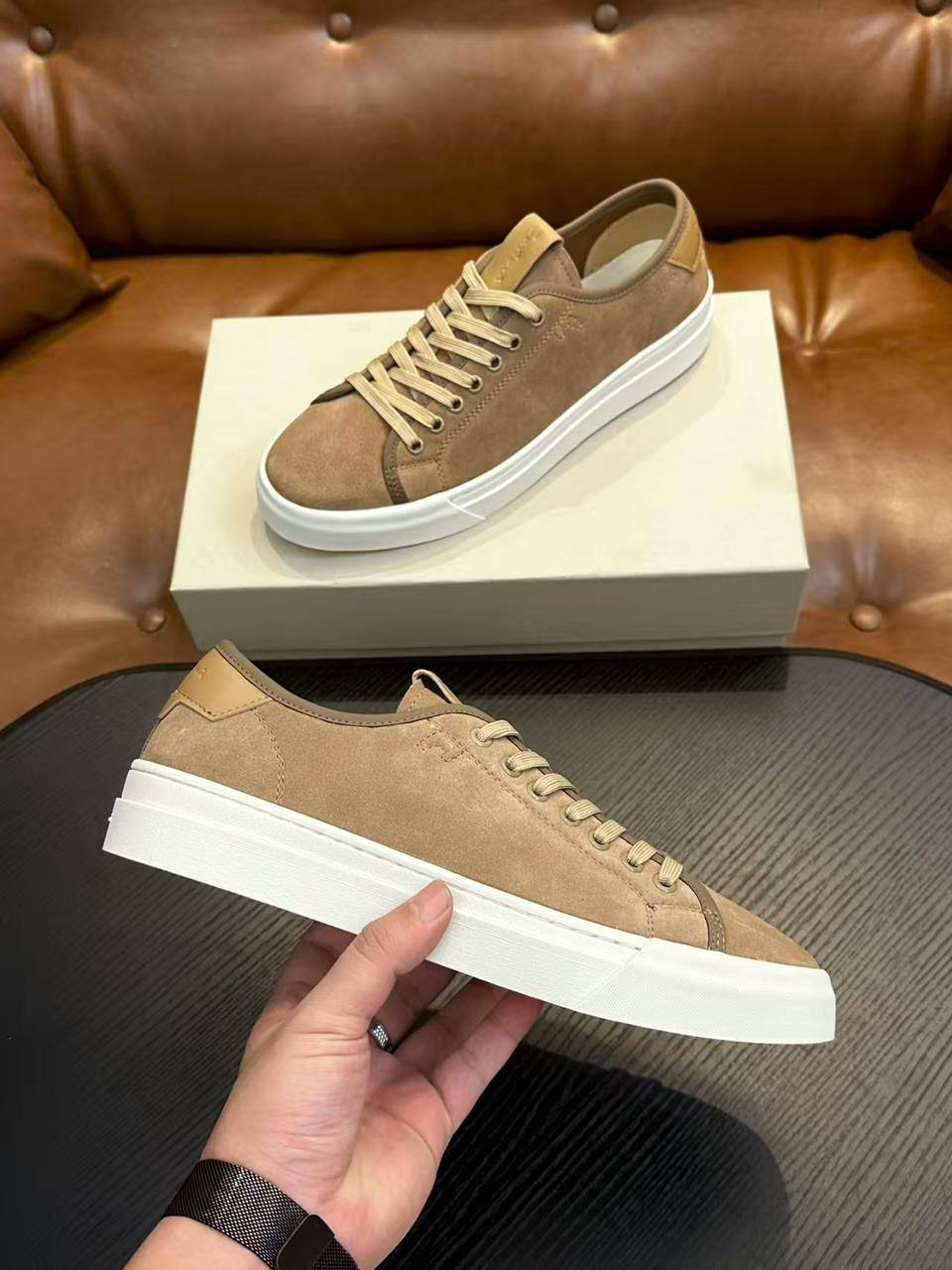 МУЖСКИЕ КЕДЫ SANTONI детальное фото
