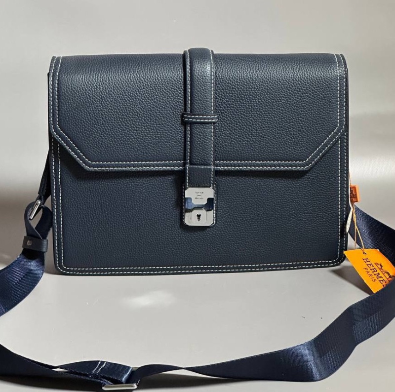 МУЖСКАЯ СУМКА МЕССЕНДЖЕР HERMES фото