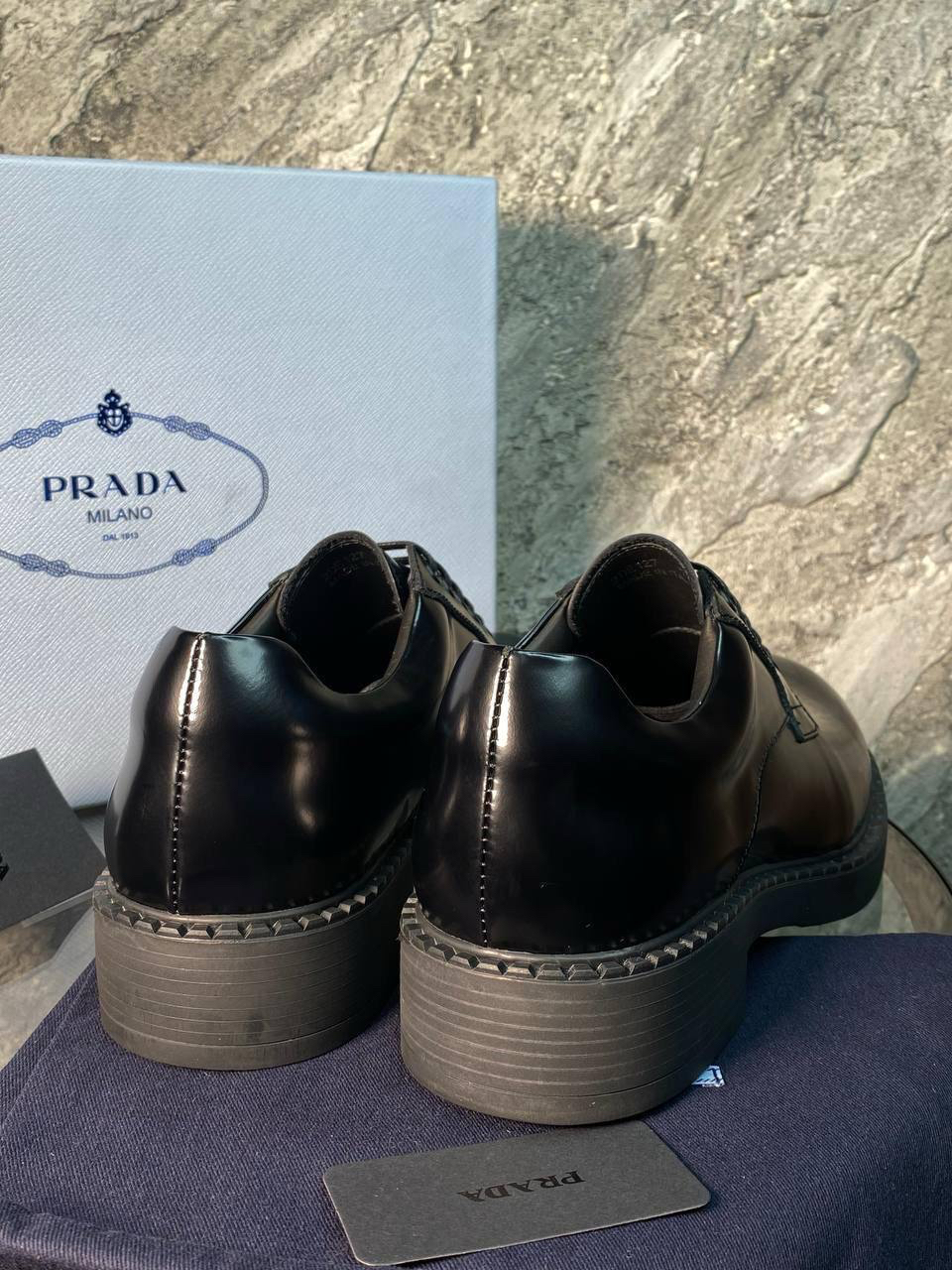 МУЖСКИЕ ТУФЛИ PRADA детальное фото