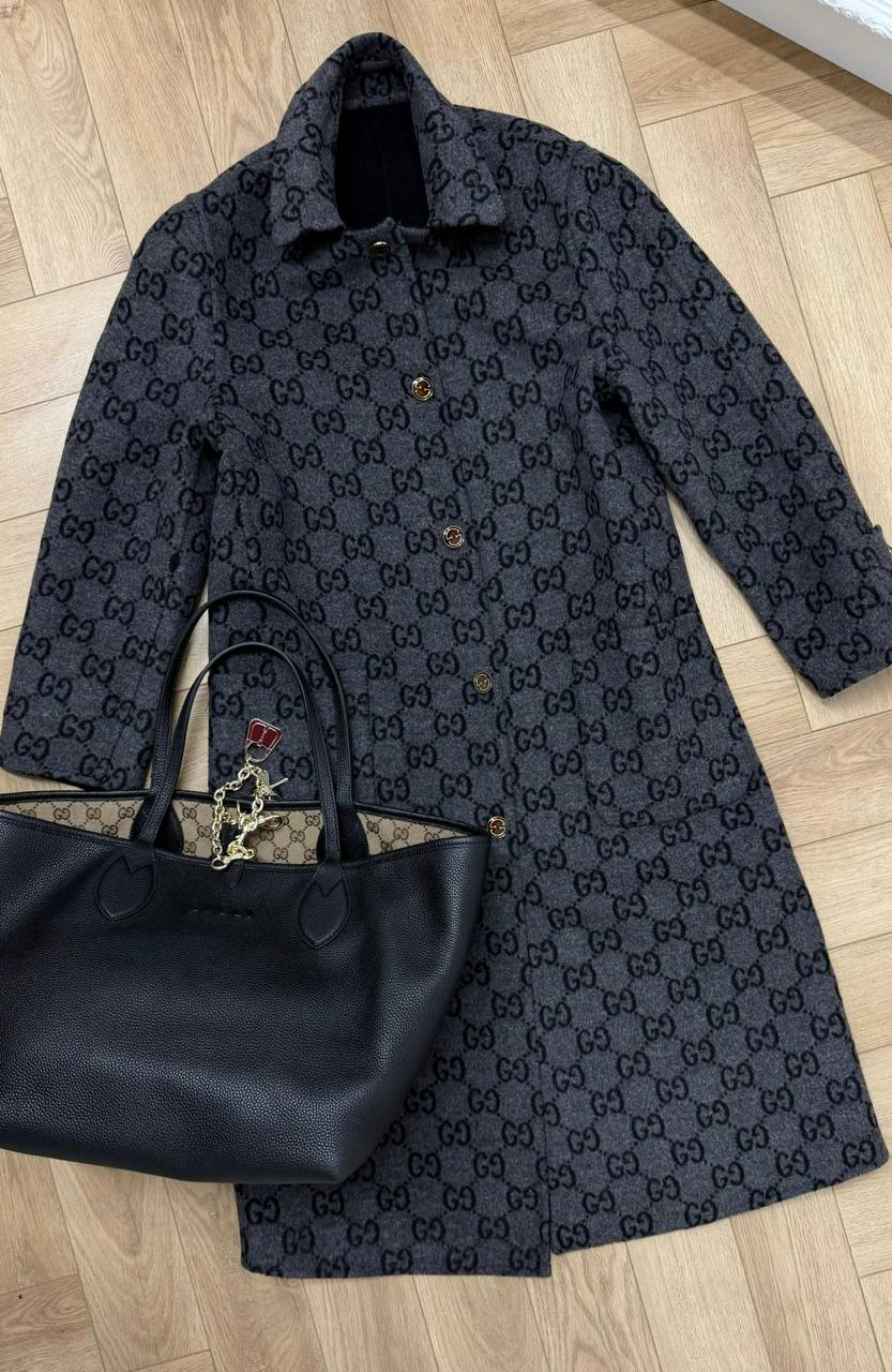 ПАЛЬТО ДВУХСТОРОННЕЕ GUCCI детальное фото