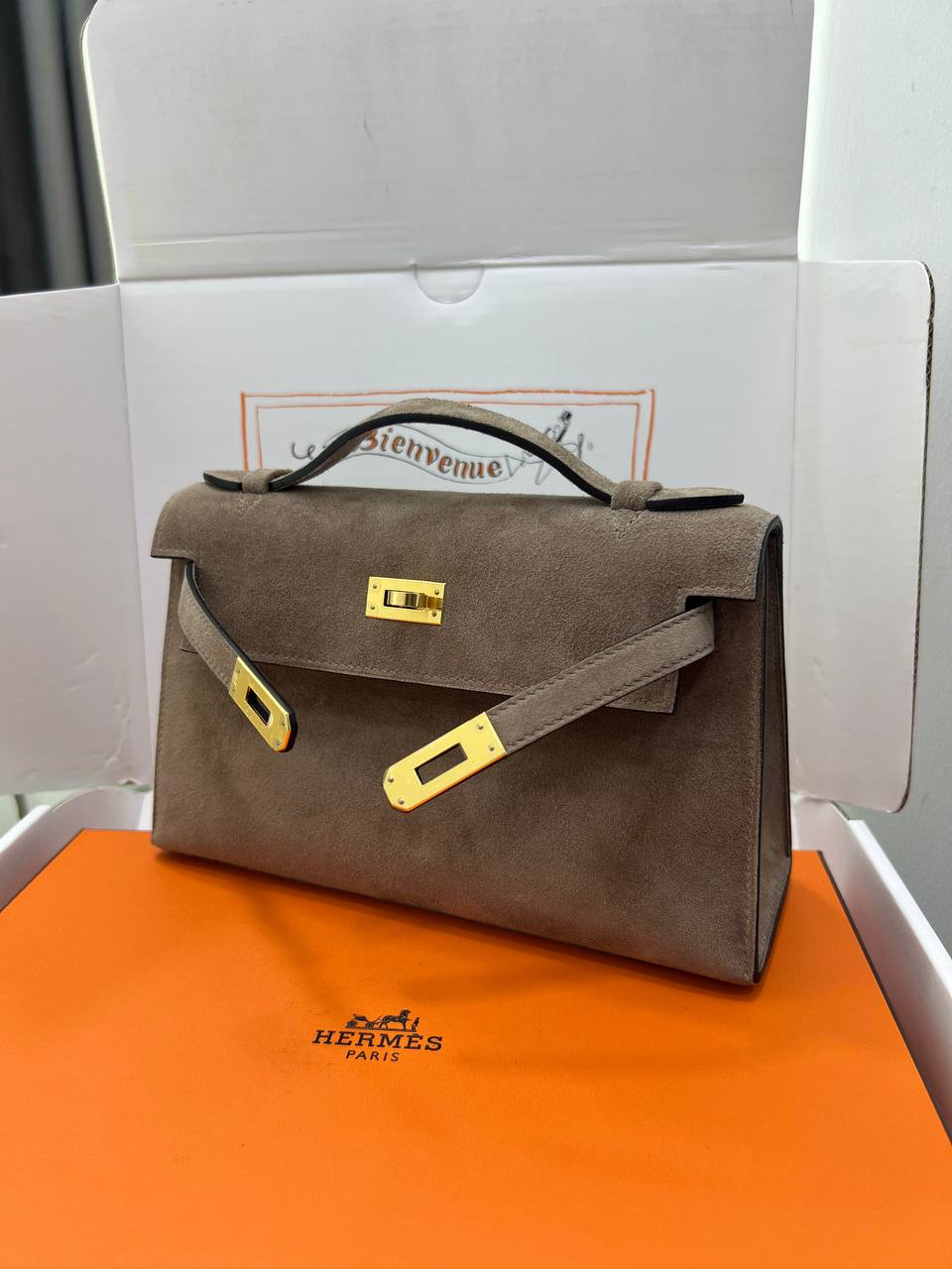 СУМКА HERMES KELLY POCHETTE детальное фото