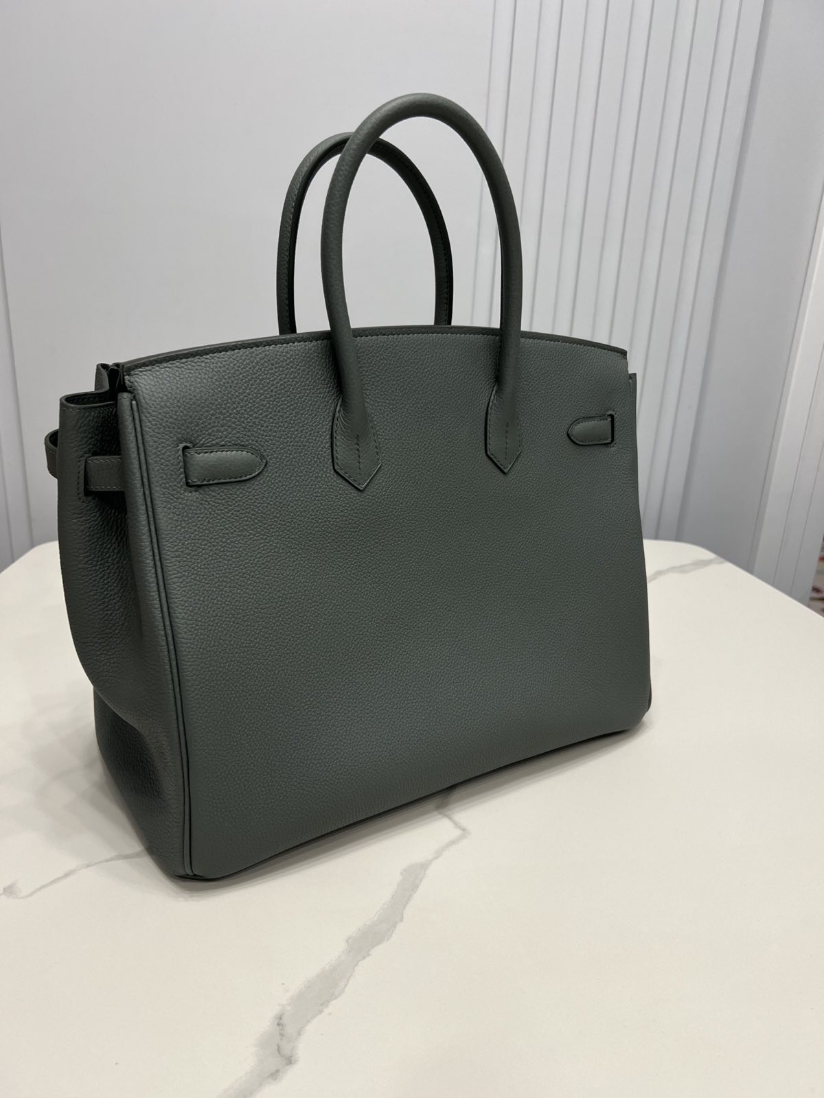 СУМКА HERMES BIRKIN 35 ручная работа детальное фото