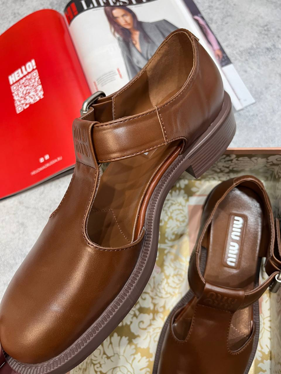 ТУФЛИ MIU MIU детальное фото