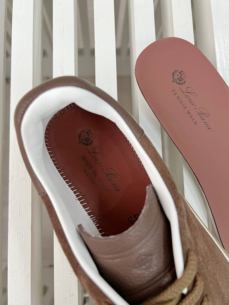 МУЖСКИЕ КЕДЫ LORO PIANA детальное фото