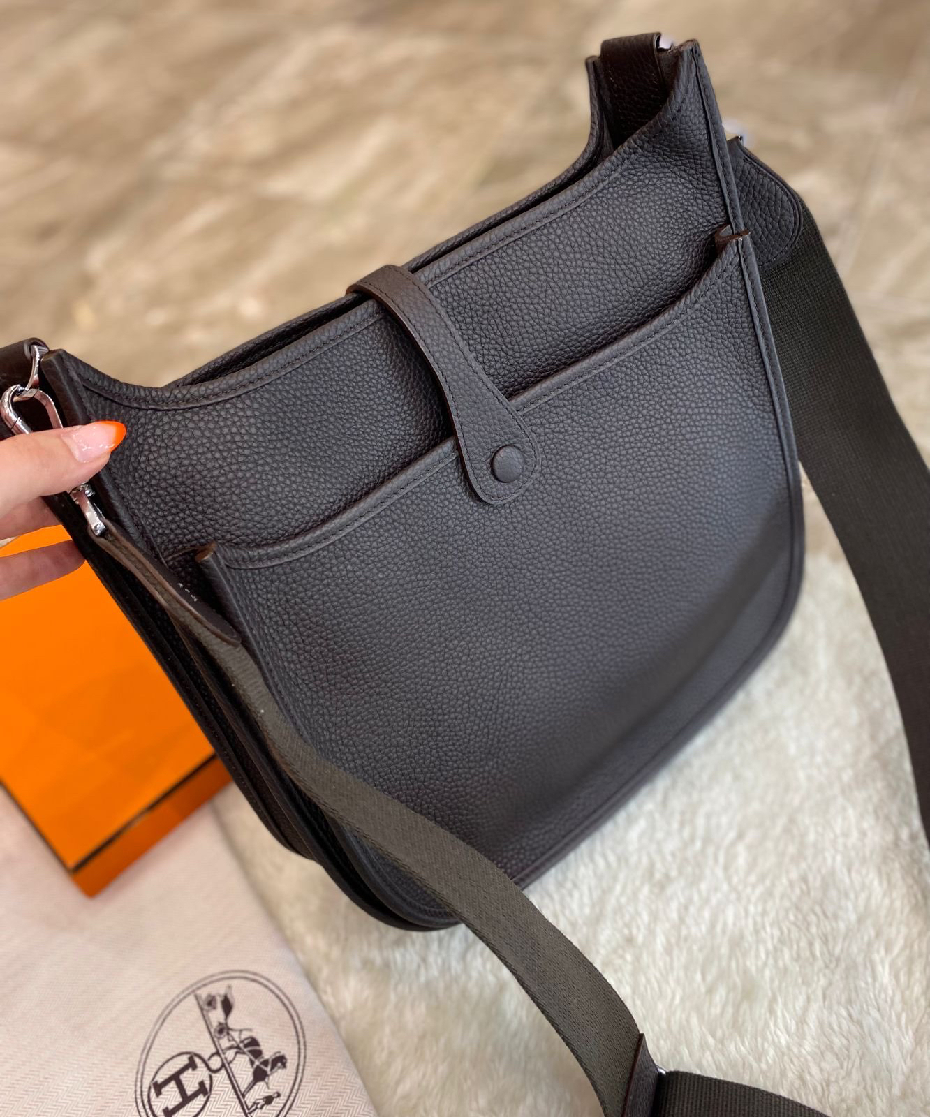 СУМКА HERMES EVELYNE 26 детальное фото