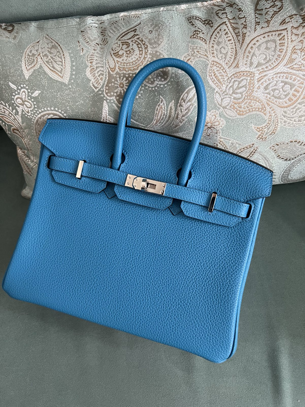 СУМКА HERMES BIRKIN 25 ручная работа детальное фото