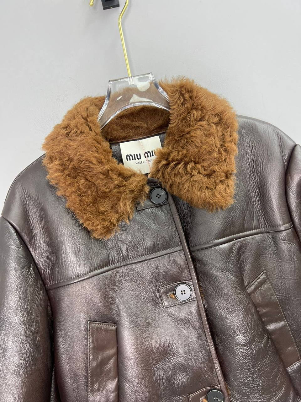 ДУБЛЕНКА MIU MIU детальное фото