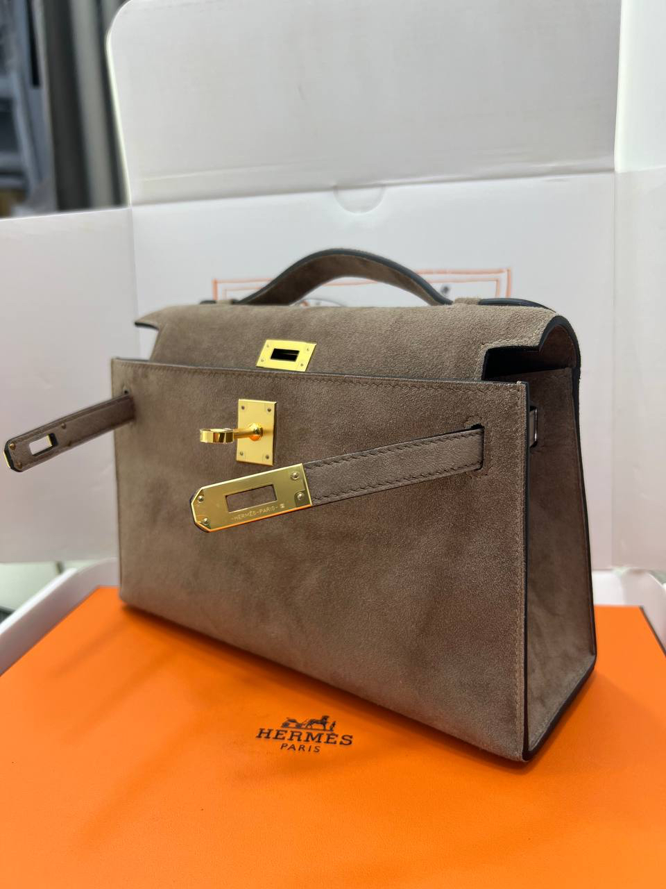 СУМКА HERMES KELLY POCHETTE детальное фото
