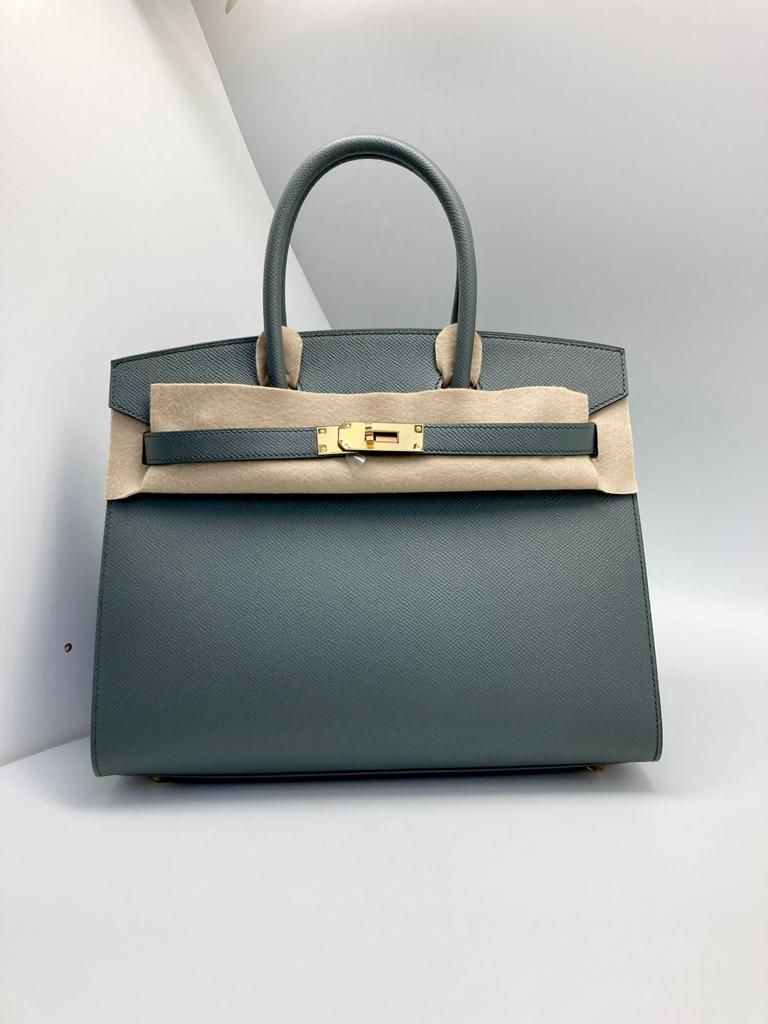 СУМКА HERMES BIRKIN 30 ручная работа детальное фото