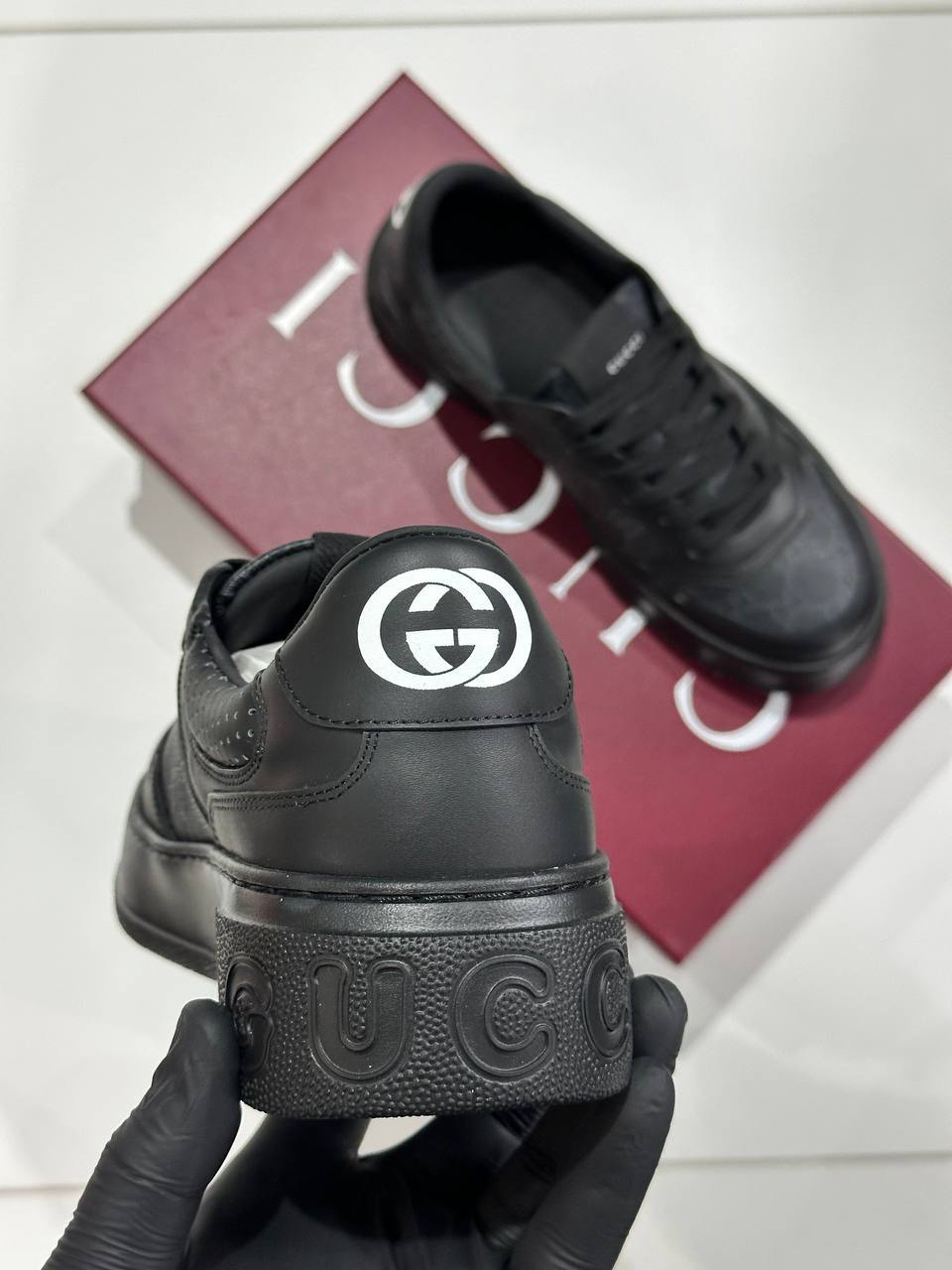 МУЖСКИЕ КЕДЫ GUCCI детальное фото