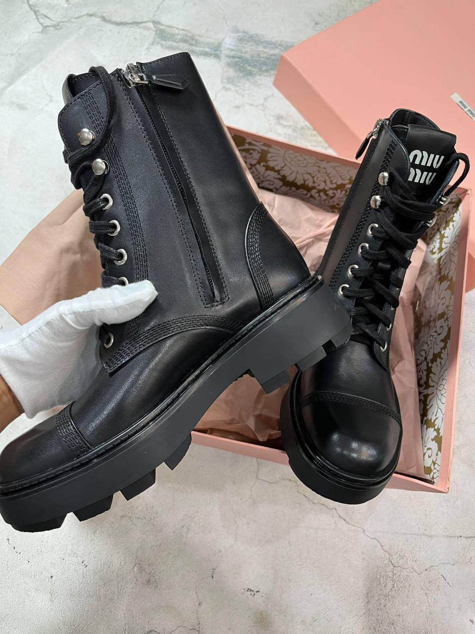 БОТИНКИ MIU MIU детальное фото