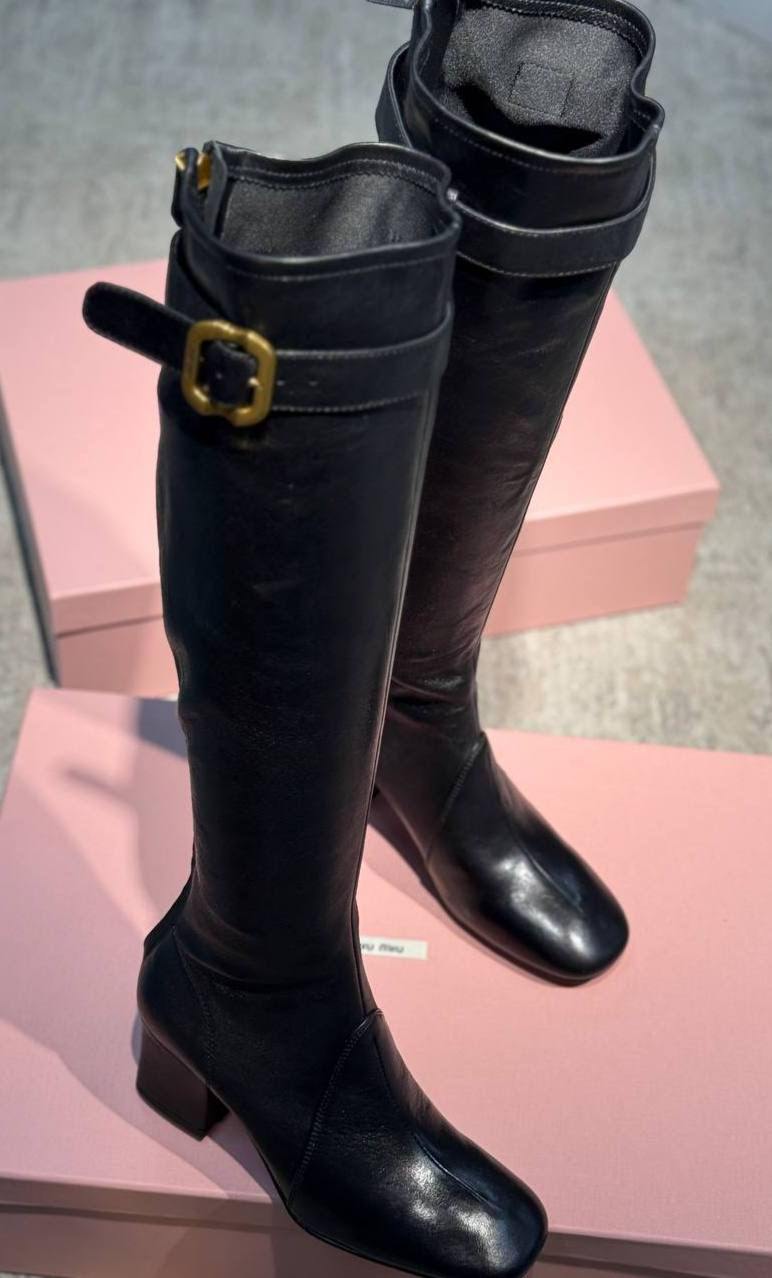 САПОГИ MIU MIU детальное фото