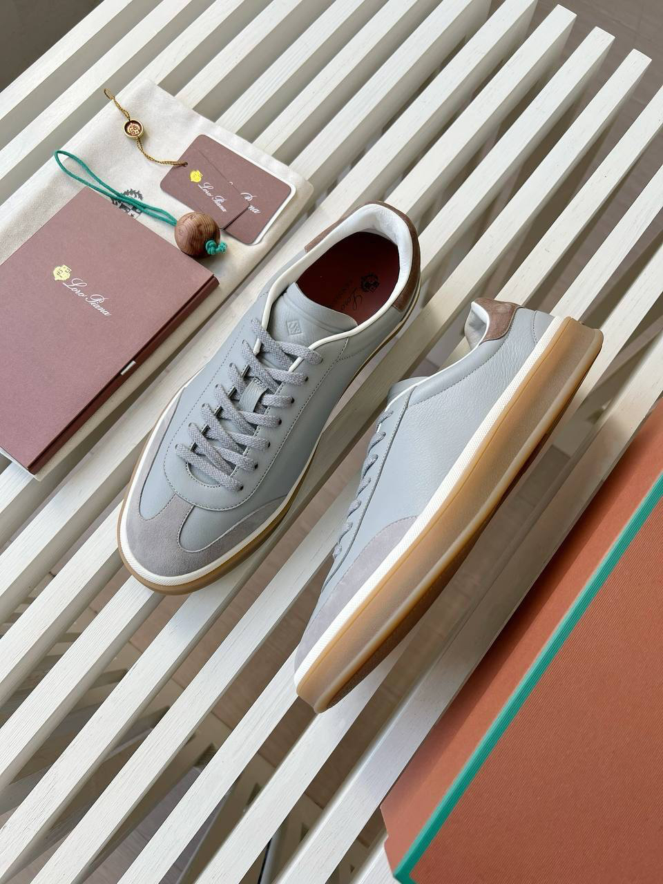 МУЖСКИЕ КЕДЫ LORO PIANA детальное фото