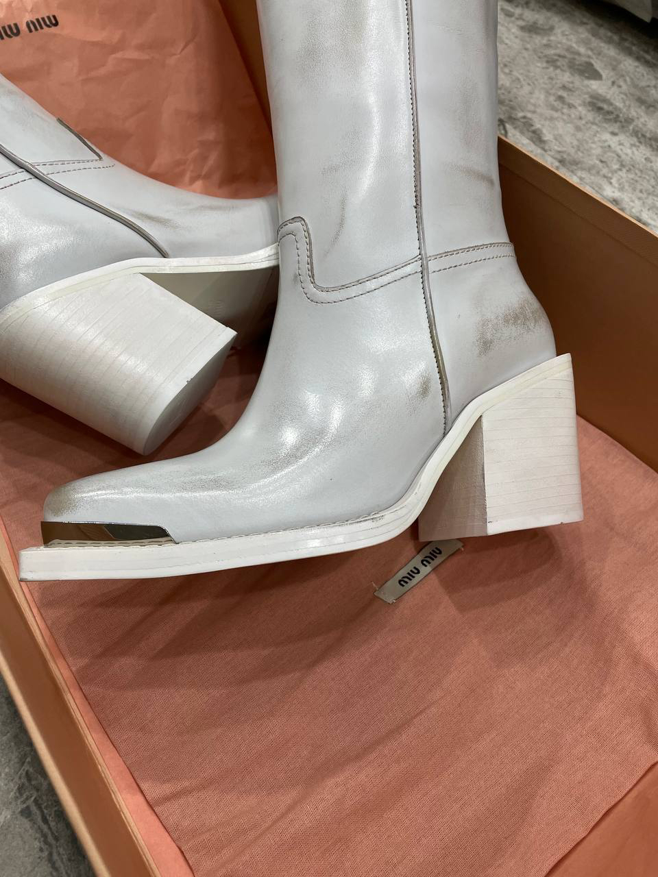 САПОГИ MIU MIU детальное фото